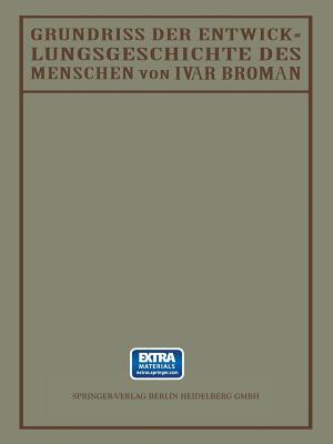 Grundriss der Entwicklungsgeschichte des Menschen (German Edition)