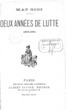 Deux Années de Lutte, 1890-1891 (Éd.1892) (Histoire) (French Edition)