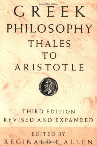 Greek Philosophy: Thales to Aristotle (Paperback)