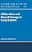 Alliteration and Sound Change in Early English