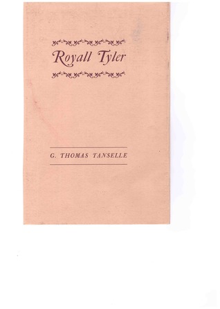 Royall Tyler (Hardcover)