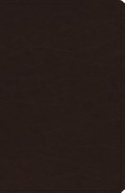 ESV Heirloom Single Column Legacy Bible (Goatskin, Deep Brown)