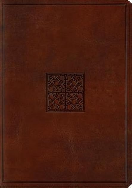 ESV Study Bible (TruTone, Walnut, Celtic Imprint Design)