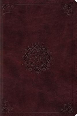 Holy Bible: English Standard Version, Mahogany, Trutone, Emblem Design, Personal Reference Bible