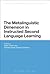 The Metalinguistic Dimension in Instructed Second Language Learning