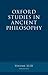Oxford Studies in Ancient Philosophy, Volume 43