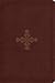 Holy Bible: English Standard Version, Deep Brown, TruTone, Ornate Cross Design, Personal Size, Study