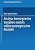 Analyse kointegrierter Variablen mittels vektorautoregressiver Modelle (Arbeiten zur Angewandten Statistik, 35) (German Edition)