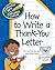 How to Write a Thank-You Letter