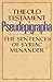 The Sentences of Syriac Menander