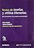 Textos de teorías y crítica literarias (del formalismo a los estudios postcoloniales)