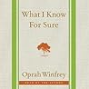 What I Know for Sure by Oprah Winfrey