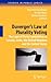 Duverger's Law of Plurality Voting: The Logic of Party Competition in Canada, India, the United Kingdom and the United States