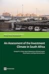 Assessment of the Investment Climate in South Africa, An. Directions in Development.
