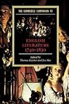 The Cambridge Companion to English Literature, 1740-1830 The Cambridge Companion to English Literature, 1740-1830