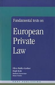 Fundamental Texts on European Private Law