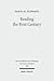 Reading the First Century: On Reading Josephus and Studying Jewish History of the First Century