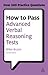 How to Pass Advanced Verbal Reasoning Tests