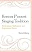 Korean P'ansori Singing Tradition: Development, Authenticity, and Performance History