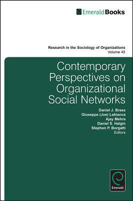 Contemporary Perspectives on Organizational Social Networks (ebook)