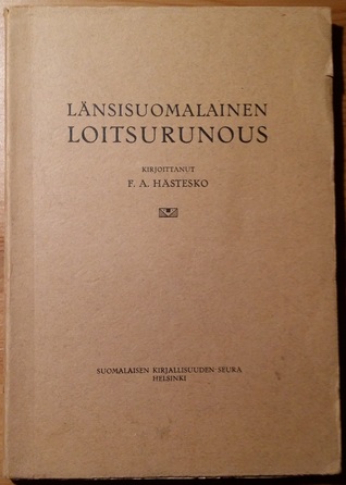 Länsisuomalainen loitsurunous (Paperback)