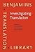 Investigating Translation: Selected papers from the 4th International Congress on Translation, Barcelona, 1998 (Benjamins Translation Library)
