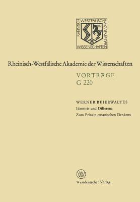 Identität und Differenz: zum Prinzip cusan. Denkens