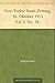 New-Yorker Staats-Zeitung, 16. Oktober 1915 Vol. I. No. 34. (German Edition)