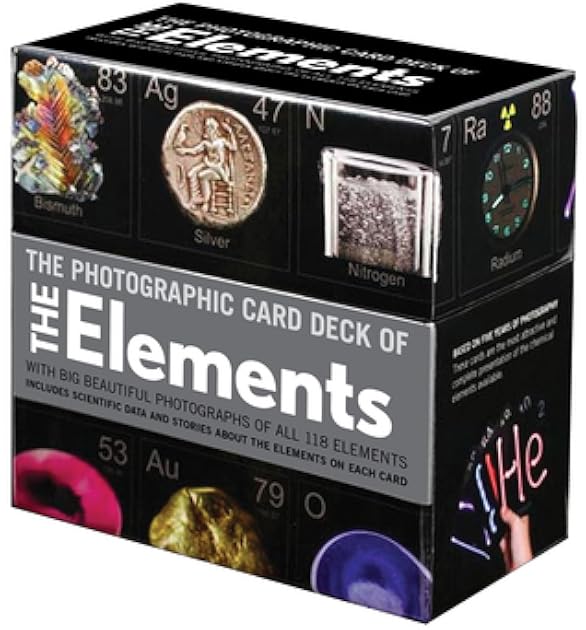The Photographic Card Deck of the Elements: With Big Beautiful Photographs of All 118 Elements in the Periodic Table