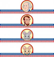 Presidents' Day Readers Theater Headbands and Play Script