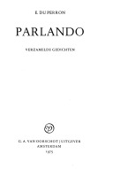 Parlando, verzamelde gedichten (paperback)