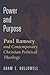 Power and Purpose: Paul Ramsey and Contemporary Christian Political Theology