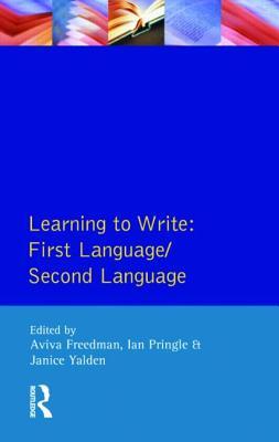 Learning to Write: First Language/Second Language