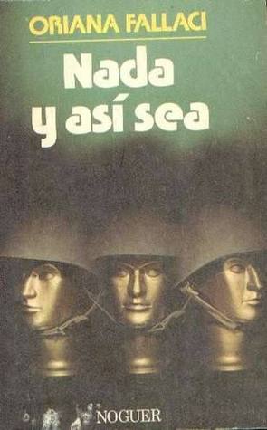 Portada de Nada y así sea, de Oriana Fallaci