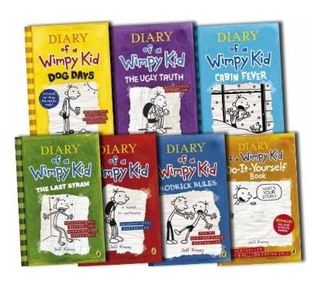 Diary of a Wimpy Kid: Book Set #1-6 + DIY (Paperback)