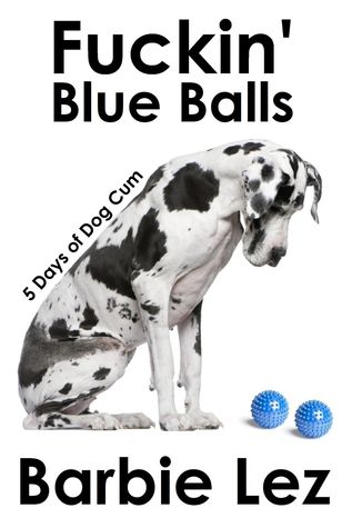 dog blue balls