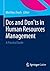 Dos and Don’ts in Human Resources Management: A Practical Guide