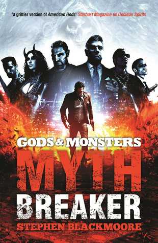 Portada de Mythbreaker, de Stephen Blackmoore