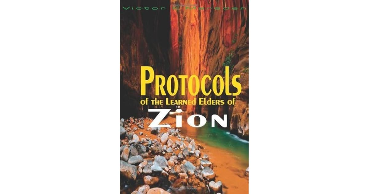 Protocols of the Learned Elders of Zion by Sergei Nilus