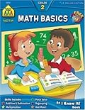 School Zone Math Basics 2 Workbook: 64 Pages, 2nd Grade, Addition & Subtraction, Time & Money, Place Value, Fact Families, Ages 7-8