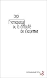 L'homosexuel ou la difficulté de s'exprimer
