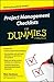 Project Management Checklists for Dummies