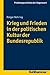Krieg und Frieden in der politischen Kultur der Bundesrepubli... by Holger Nehring