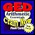 GED Prep Test ARITHMETIC REVIEW Flash Cards--CRAM NOW!--GED Exam Review Book & Study Guide (Cram Now! GED Study Guide 5)