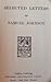 Selected Letters Of Samuel Johnson
