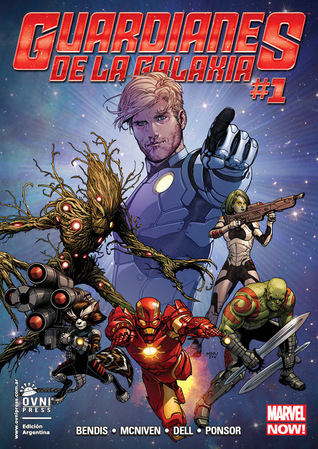 Portada de Guardianes de la Galaxia Vol. 1, de Brian Michael Bendis