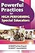 Powerful Practices for High-Performing Special Educators