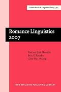 Romance Linguistics 2007