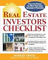 Real Estate Investor's Checklist Real Estate Investor's Checklist