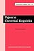 Papers in Theoretical Linguistics (Current Issues in Linguistic Theory)